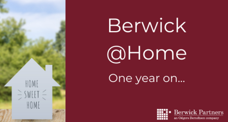 Berwick @Home – One year on…