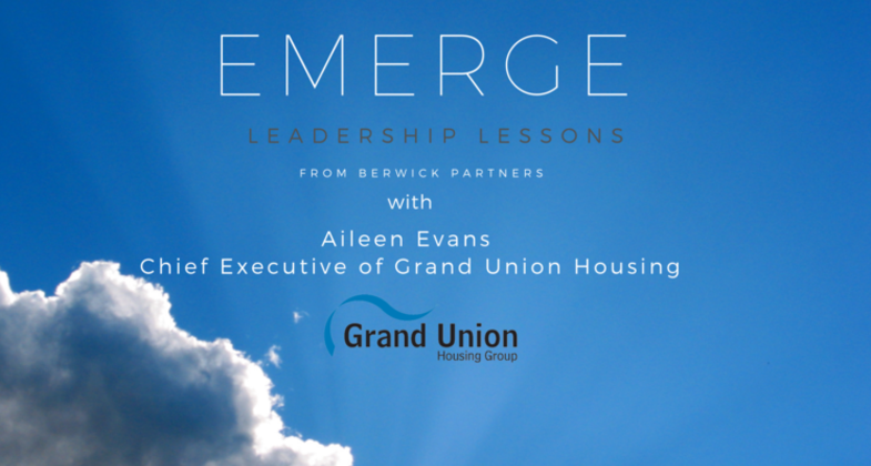 Emerge: Leadership Lessons and Mental Health with Aileen Evans, CEO of Grand Union Housing